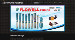 Desktop Screenshot of flowellpumpshyd.com